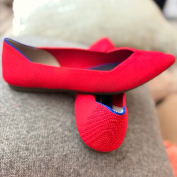 Rothy's Red Pointed Flats - Picture 12 of 15